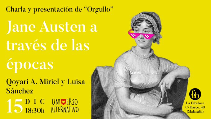 Charla en Madrid: Jane Austen a través de las épocas – 15.12.23