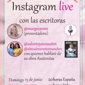 Instagram live con @MargeCavani sobre #Austenitas